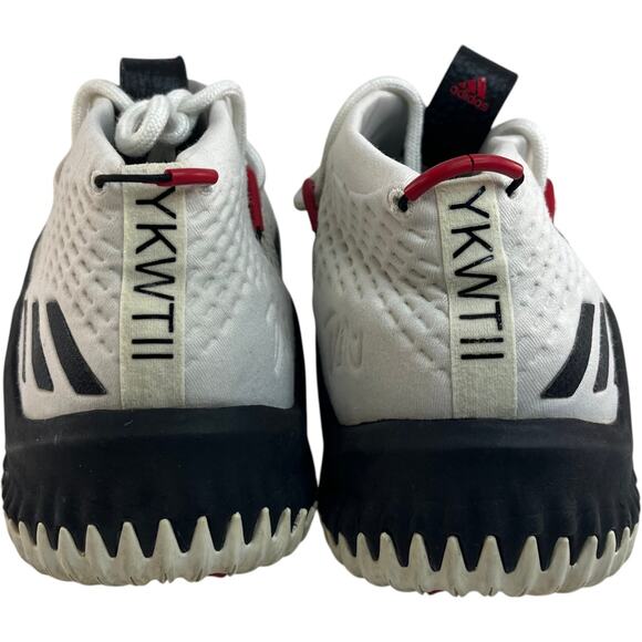 Adidas Dame 4 Mens Basketball Shoes White Red Black Size 10 Athletic main image 7